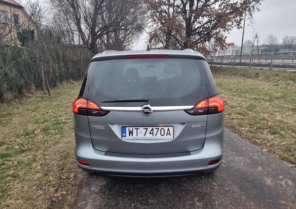 Opel Zafira cena 29900 przebieg: 260000, rok produkcji 2013 z Pruszków małe 497